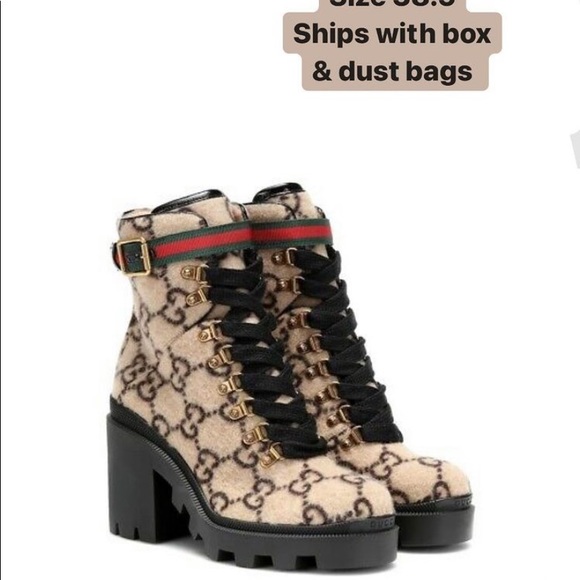 38.5 gucci boots beige new ! - Picture 3 of 12